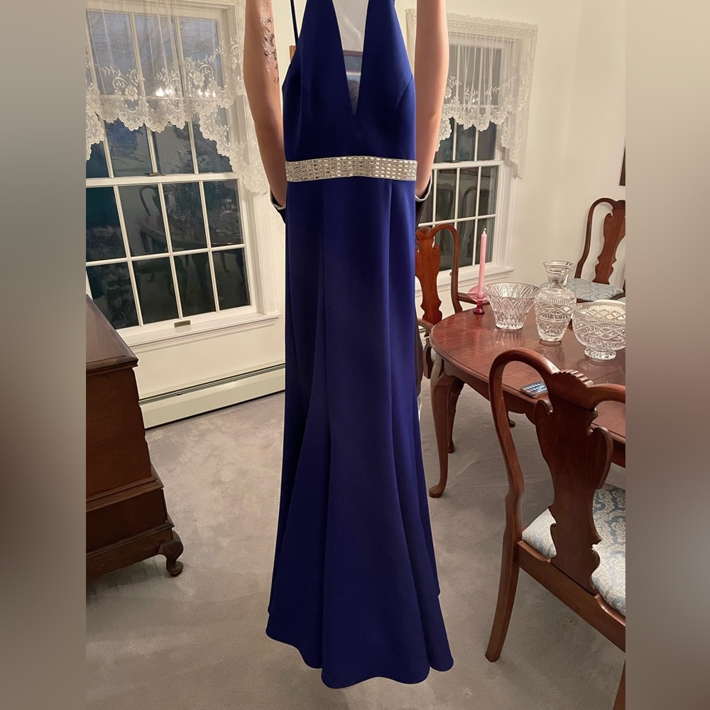 Bright Blue Morgan & Co. halter dress- brand new with tags!